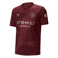 Camisa de Futebol Manchester City Ruben Dias #3 Equipamento Alternativo 2024-25 Manga Curta